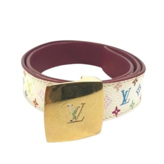 Louis Vuitton Pre-owned M9682W Standard belt - female - Louis Vuitton Vintage - Vintage Belts - White - ONE SIZE - Pre-owned