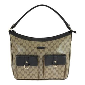 Gucci Pre-owned Shoulder Bags, female, Brown, Size: ONE SIZE Pre-owned GG Crystal Shoulder Bag