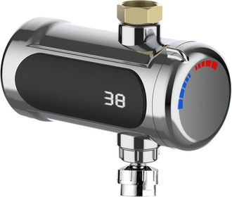 OEM Calentador De Agua El&eacute;ctrico Instant&aacute;neo Con Grifo, Grifo El&eacute;ctrico Con Pantalla Led De Temperatura, Mini Calentador De Agua Instant&aacute;neo Para Ba&ntilde;o Y C