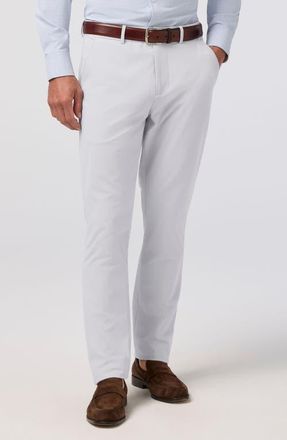 Mizzen+Main Upton Flat Front Chinos in Aluminum at Nordstrom, Size 36 X 32