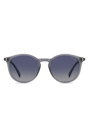 Polaroid 51mm Polarized Phantos Sunglasses in Silver/Blue at Nordstrom