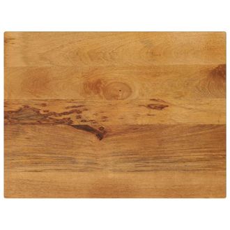 Berkfield Home Table Top 80x70x3.8 cm Rectangular Solid Wood Mango in Brown
