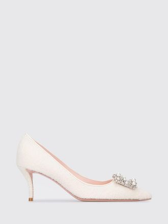 Roger Vivier D&eacute;collet&eacute; Roger Vivier in tweed con fibbia gioiello