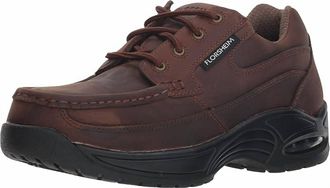 Florsheim Mens Oxford Supreme Moc Toe Comp Shoes In Braun