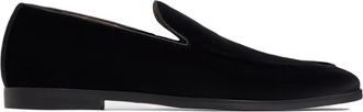 12 Storeez velvet loafers - Black