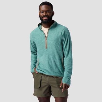 Backcountry Highliner Primaloft Air-Perm Fleece 1/4-Zip - Mens in Oil Blue at Nordstrom, Size Xx-Large