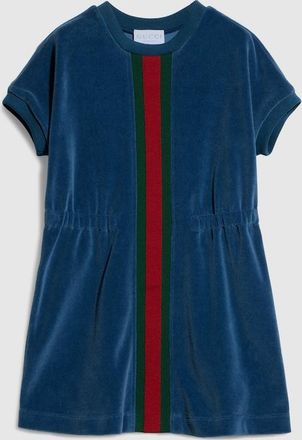 Gucci Kids - Chenille Dress, Blue, Ready-to-wear