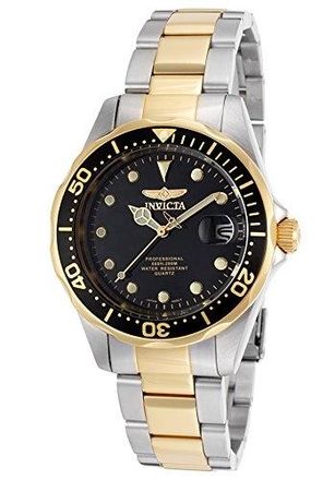 Invicta Pro Diver Black Dial Two-tone Mens Watch 17049