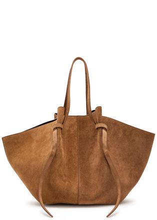 Yuzefi Mochi Large Suede Tote bag - Brown - One Size