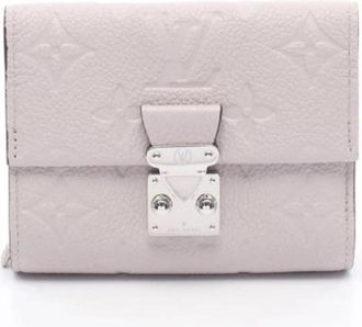 Louis Vuitton Tweedehands leren portemonnees - Dames - Vintage Accessoires - Grijs - ONE Size - Vintage
