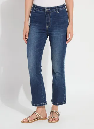 Lyss&eacute; Ankle Estelle Everyday Flare Denim (27 Inseam)