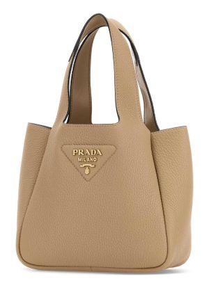 Prada Womens Beige Leather Handbag Sabbia 1 N Borse A Mano Bag