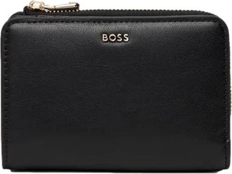 HUGO BOSS Numah Sm Portemonnee - Dames - Portefeuilles - Zwart - ONE Size - Polyester - Accessoires