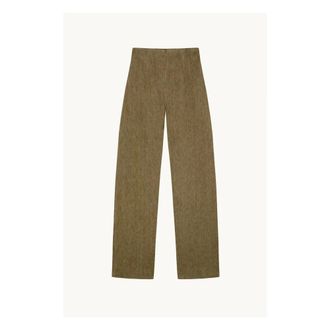 Cortana Dames, Broeken, Groen, Maat: 2XS Katoen