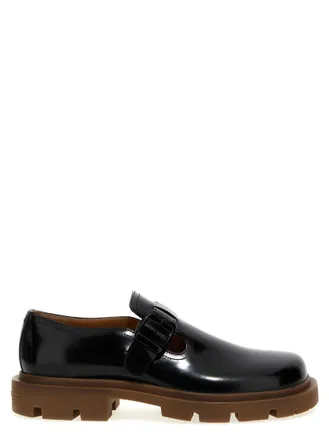 Maison Margiela Black Solid Mary Jane Loafers