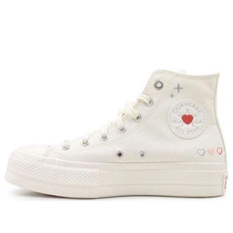 Converse (WMNS) Converse Chuck Taylor All Star Lift Platform Y2K Heart High Top White Fever Dream A09114C