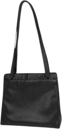 Chanel Pre-owned Shoulder Bags, female, Black, Size: ONE SIZE Pre-owned Tote bag