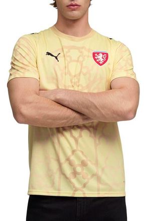 Puma x Salehe Bembury x Czech Republic (Czechia) Jersey in Gold Moon/Pebble Path at Nordstrom, Size Medium