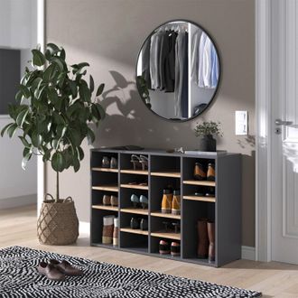 Vicco Armario Para Zapatos Lysander, Roble Dorado, 104 X 65.5 Cm, Vicco