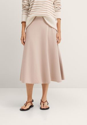 Bugatti Damen Gebreide rok van viscose-mix met elastische tailleband