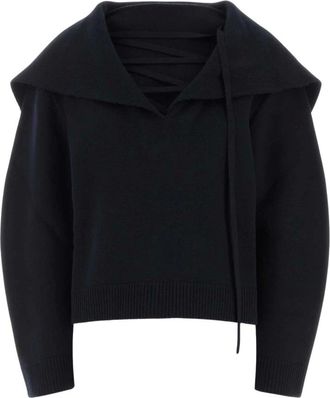 Ferragamo Maglieria a girocollo - - Knitwear - Donna - Blu - S