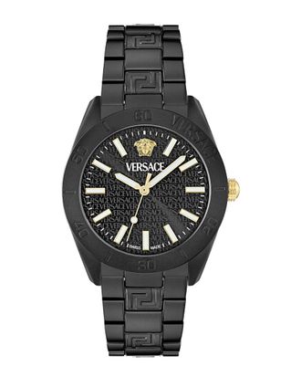 Versace Mens V-Dome Aluminum Watch