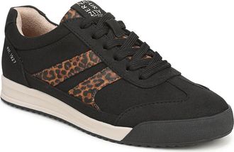 Naturalizer Garnet Sneaker - Wide Width Available in Black /Leopard Faux Leather at Nordstrom Rack, Size 5.5