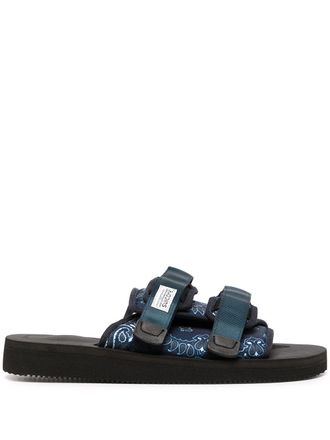 Suicoke MOTO-Cab-PT02 sandals - unisex - Rubber/Nylon - 12 - Black