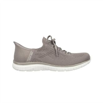 Skechers Womens Virtue Slip Ins Sneakers In Taupe