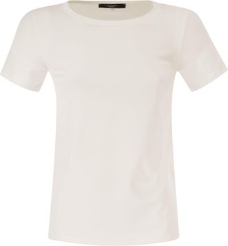 Max Mara Weekend Maxmara Wkdmultib Basic Cotton Jersey T Shirt