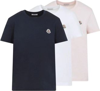 Moncler WOMENS 3 PACK T SHIRTS Size: M, colour: VARIOUS