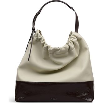 Radley London The Portobello Large Drawstring Shoulder Bag in Snow at Nordstrom