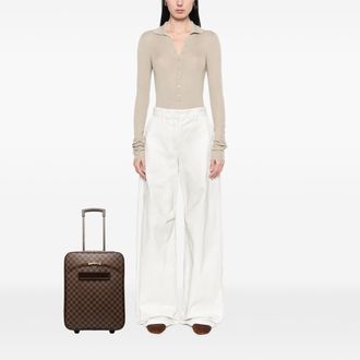 Louis Vuitton Pre-owned Womens Damier Ebene Pegase Legere 45 - Brown Textile - One Size