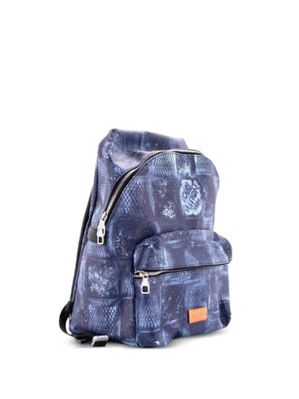 Louis Vuitton Zaino Discovery PM in tela Damier Salt - Blu