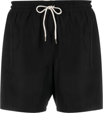 Polo Ralph Lauren Zwart Zeekleding met Logopatch - Heren - Strandmode - Zwart - XL - Polyester - Badmode