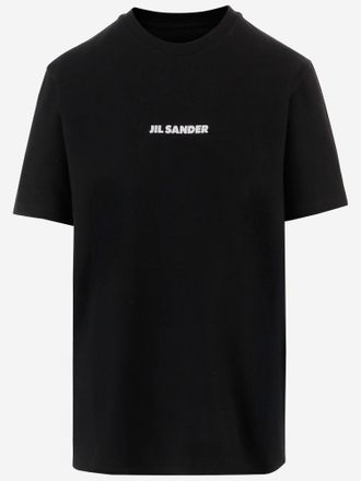 Jil Sander Baumwoll-T-Shirt mit Logo