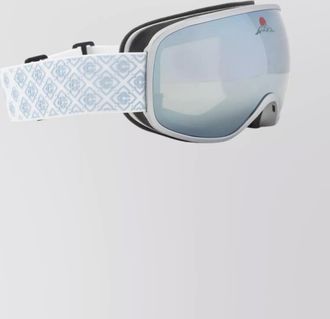 Casablanca geometric pattern mirrored lens sunglasses