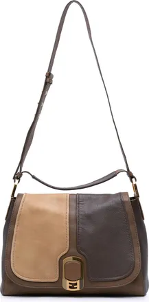 Fendi Eerste Kleurblok Leren Tas