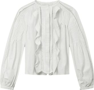 Isabel Marant Dames, Blouses & Shirts, Wit, Maat: XS Katoen
