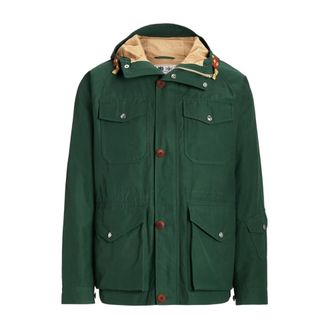 Polo Ralph Lauren Jassen, Heren, Groen, M, Katoen, Green Field Jacket