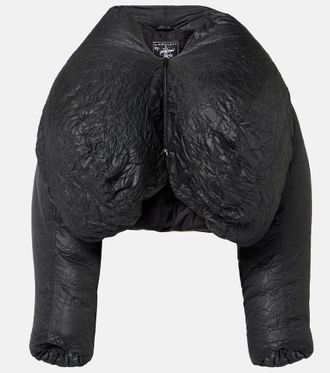 ジャケット BALENCIAGA CROPPED JACKET WITH HOOD IN BLACK Balenciaga Cropped jacket with hood in black | TheDoubleF