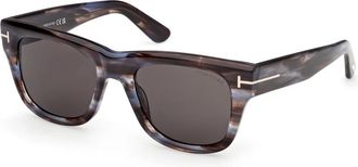Tom Ford Ft 1304 55A Zonnebrillen - Heren - Zonnebrillen - Bruin - 53 MM - Accessoires
