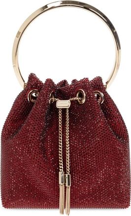 Jimmy Choo London Bon Bon Bag - Dames - Schoudertassen - Rood - ONE Size - Tassen