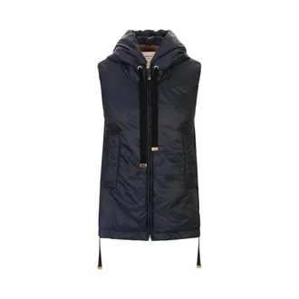 Max Mara Vests, female, Blue, Size: 2XS Greengo Short Gilet