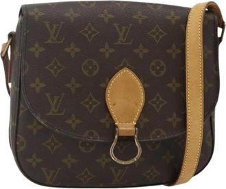 Louis Vuitton Pre-owned Cross Body Bags, female, Brown, Size: ONE SIZE Pre-owned Saint Cloud 24 Shoulder Bag