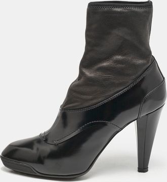 Tod's Tods Black Leather Ankle Length Boots