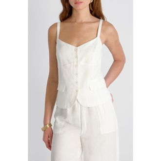 French Connection Cooper Tailored Camisole in Summer White at Nordstrom, Size 12