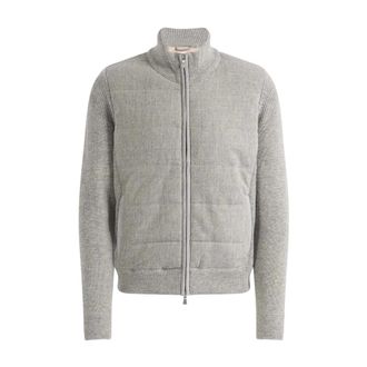 Gran Sasso Giubbino Zip - Heren - Jassen - Grijs - Maat: XL Wol