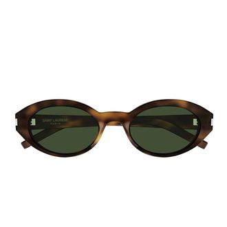 Saint Laurent Sunglasses Sl 567 002 Brown/Green Unisex