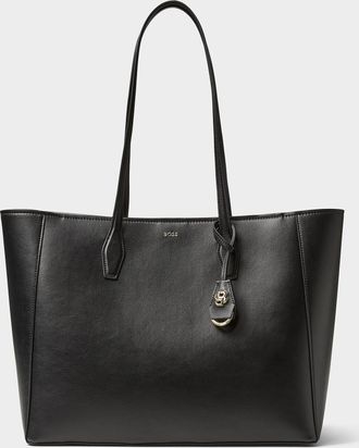 BOSS Womens Numah XL leather tote bag